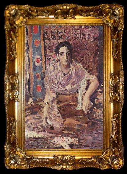 framed  Mikhail Vrubel Fortune teller, ta009-2